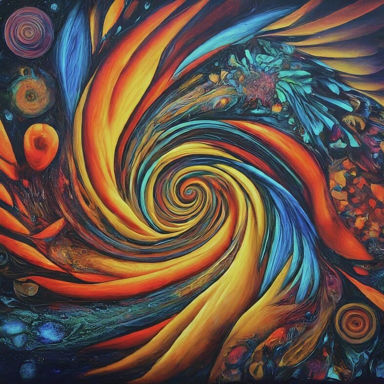 colorful swirl