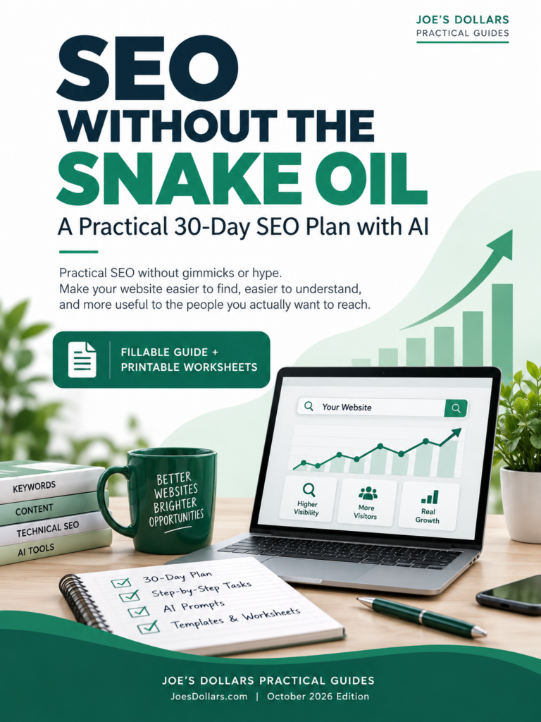 SEO Without the Snake Oil: A Practical 30-Day SEO Plan with AI